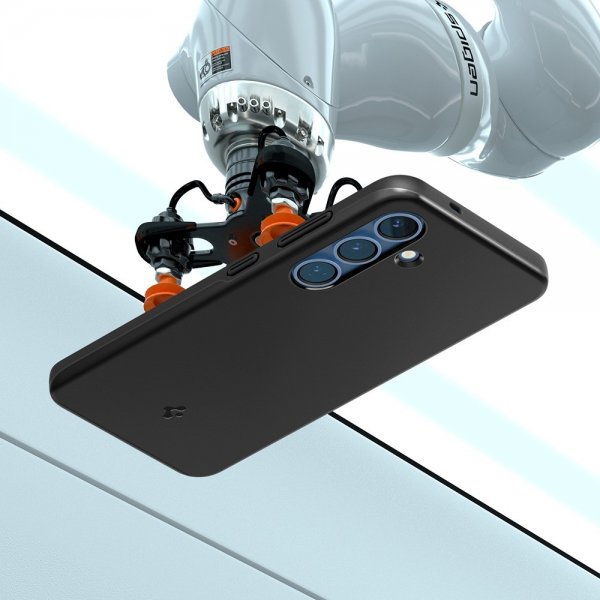 Spigen Samsung Galaxy S25 -kuori, Thin Fit MagFit, musta