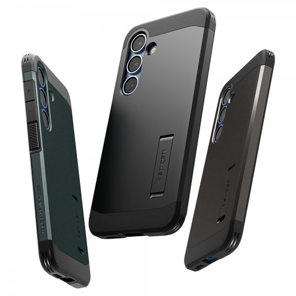 Spigen Samsung Galaxy S25 -suojakuori Tough Armor MagFit Abyss Green