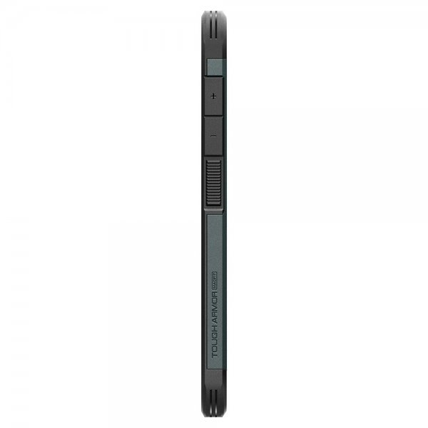 Spigen Samsung Galaxy S25 -suojakuori Tough Armor MagFit Abyss Green