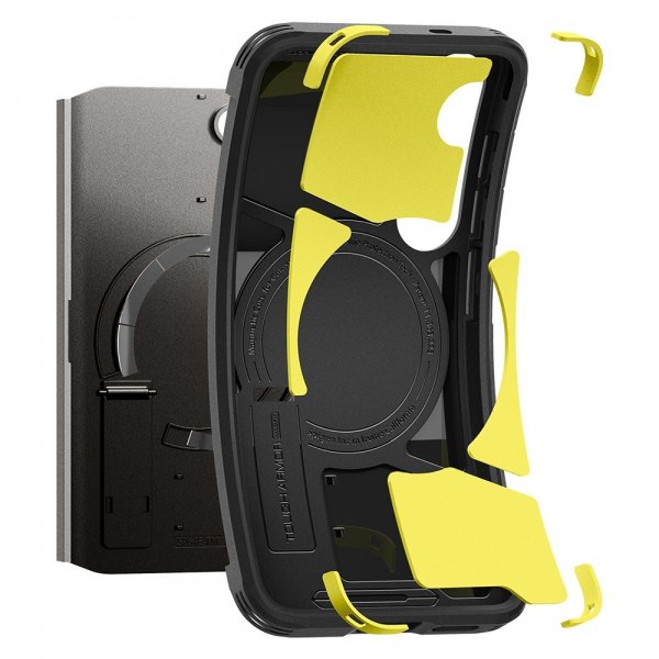Spigen Samsung Galaxy S25 -kuori Tough Armor MagFit, musta
