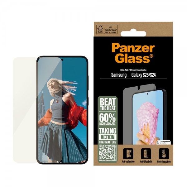 PanzerGlass Samsung Galaxy S24/Galaxy S25 Näytönsuoja All-in-One