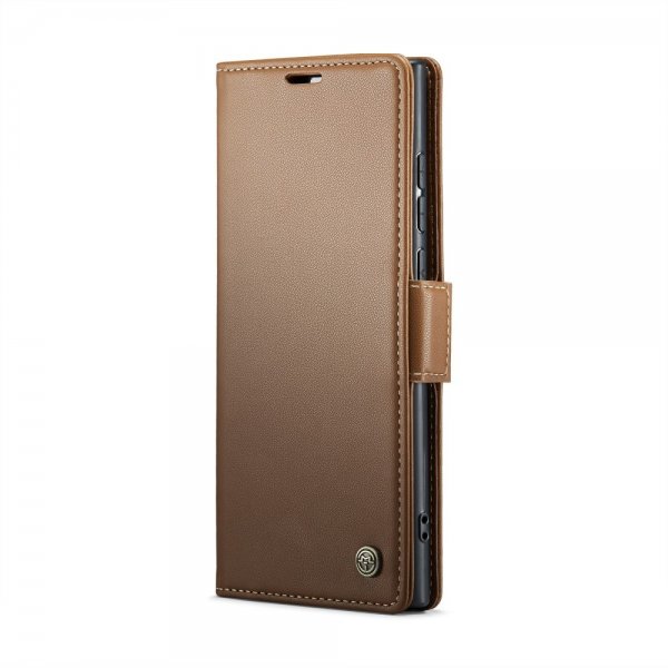 CaseMe Samsung Galaxy S25 Ultra Kotelo 023 Series Ruskea