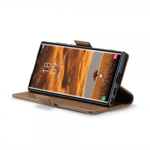 CaseMe Samsung Galaxy S25 Ultra Kotelo 023 Series Ruskea