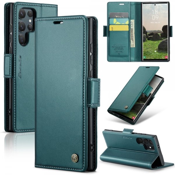 CaseMe Samsung Galaxy S25 Ultra Kotelo 023 Series Vihreä