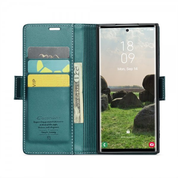 CaseMe Samsung Galaxy S25 Ultra Kotelo 023 Series Vihreä