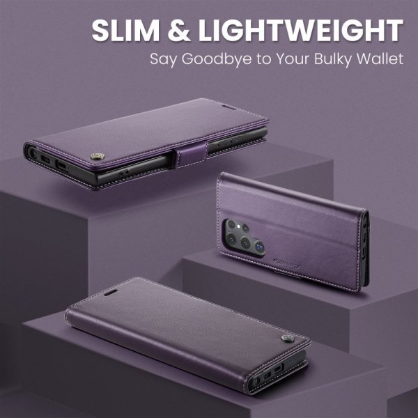 CaseMe Samsung Galaxy S25 Ultra Kotelo 023 Series Violetti