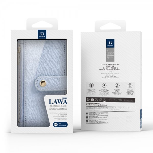 Dux Ducis Samsung Galaxy S25 Ultra -suojakuori 2-in-1 Lawa Series MagSafe sininen