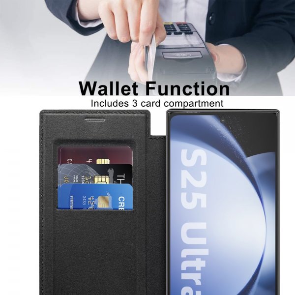 Samsung Galaxy S25 Ultra MagSafe-suojakuori, musta