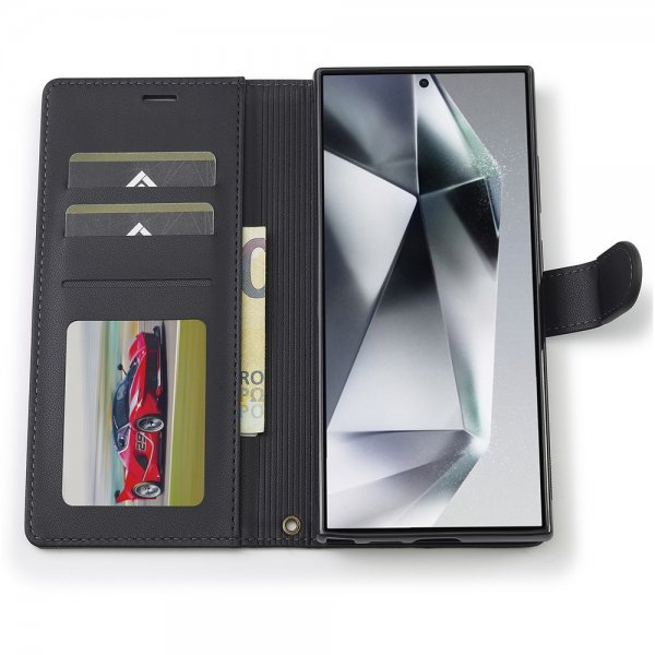 Nordic Covers Samsung Galaxy S25 Ultra -kotelo irrotettavalla MagSafe-kuorella, Raven Black