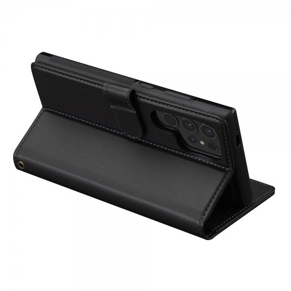Nordic Covers Samsung Galaxy S25 Ultra -kotelo irrotettavalla MagSafe-kuorella, Raven Black