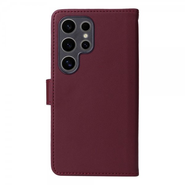 Betopnice Samsung Galaxy S25 Ultra Kotelo irrotettavalla kuorella 005 Punainen