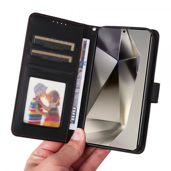Betopnice Samsung Galaxy S25 Ultra Kuori irrotettavalla kuorella 005 Musta