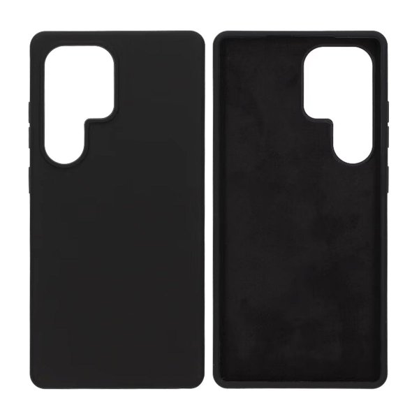 Rvelon Samsung Galaxy S25 Ultra Kuori Silikoni Musta