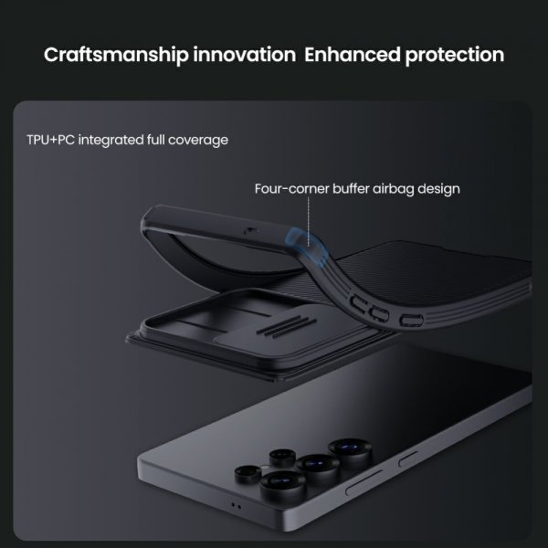 Nillkin Samsung Galaxy S25 Ultra Kuori CamShield Pro Musta