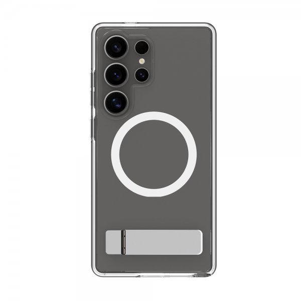 dbramante1928 Samsung Galaxy S25 Ultra Iceland Pro Qi2 Kickstand Läpinäkyvä kuori