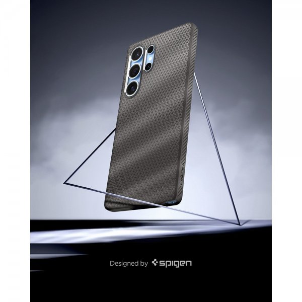 Spigen Samsung Galaxy S25 Ultra Kuori Liquid Air Marble Gray