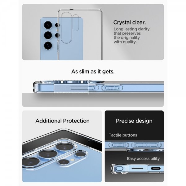 Spigen Samsung Galaxy S25 Ultra Kuori Liquid Crystal Crystal Clear
