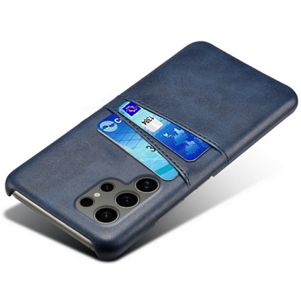 Samsung Galaxy S25 Ultra Kotelo, jossa kaksi korttipaikkaa, sininen