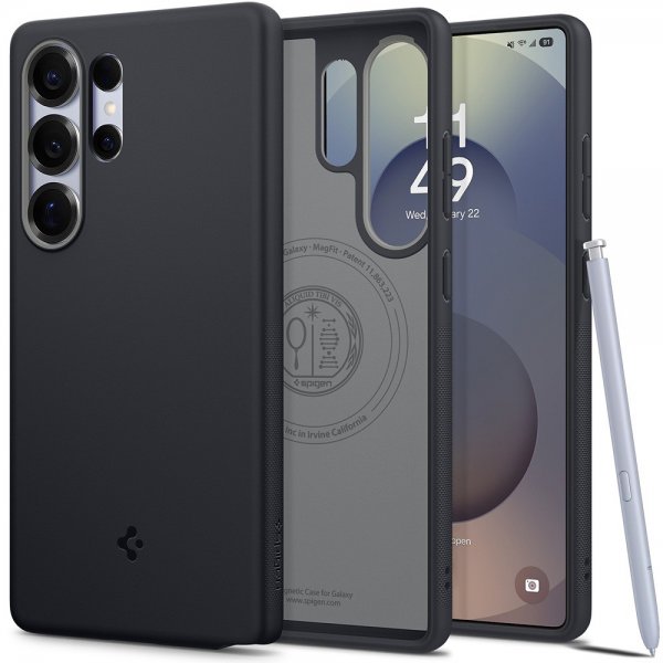 Spigen Samsung Galaxy S25 Ultra -kuori Nano Pop MagFit Black Sesame