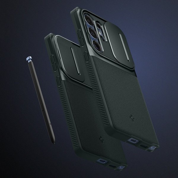 Spigen Samsung Galaxy S25 Ultra Kuori Optik Armor Abyss Green
