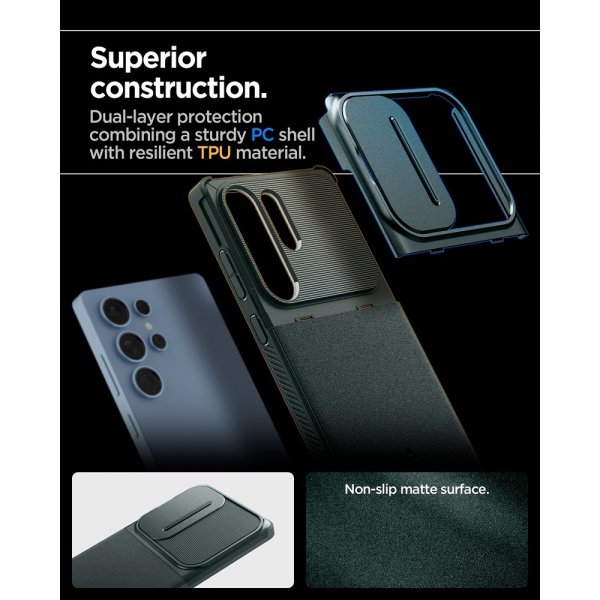 Spigen Samsung Galaxy S25 Ultra Kuori Optik Armor Abyss Green