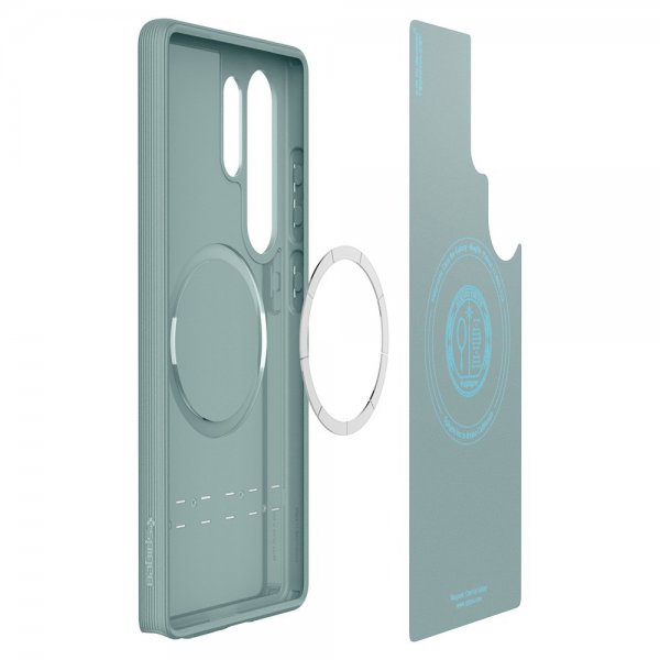 Spigen Samsung Galaxy S25 Ultra Kuori Parallax MagFit Sage Green