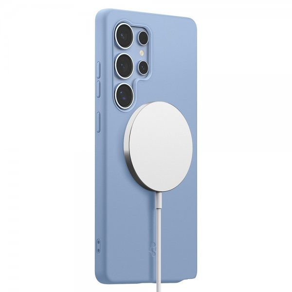 Spigen Samsung Galaxy S25 Ultra Kuori Silicone Fit MagFit Sapphire Blue