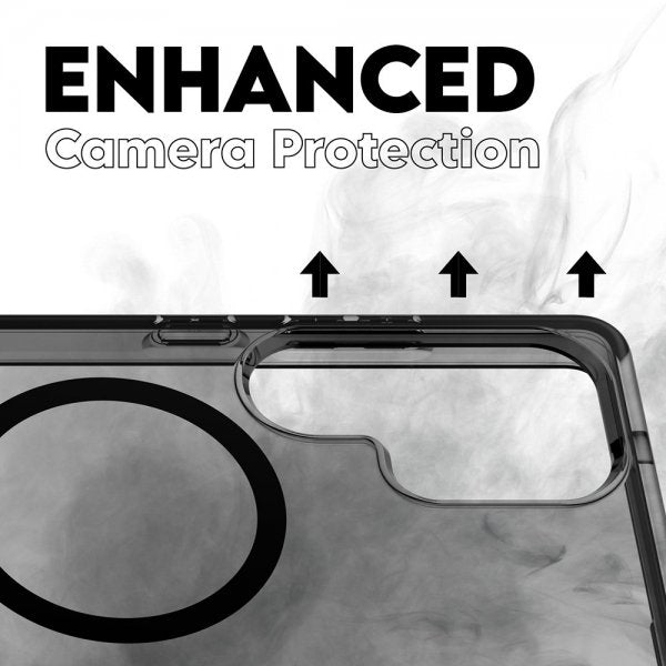 CARE by PanzerGlass Samsung Galaxy S25 Ultra Kuori Smokey MagSafe Musta