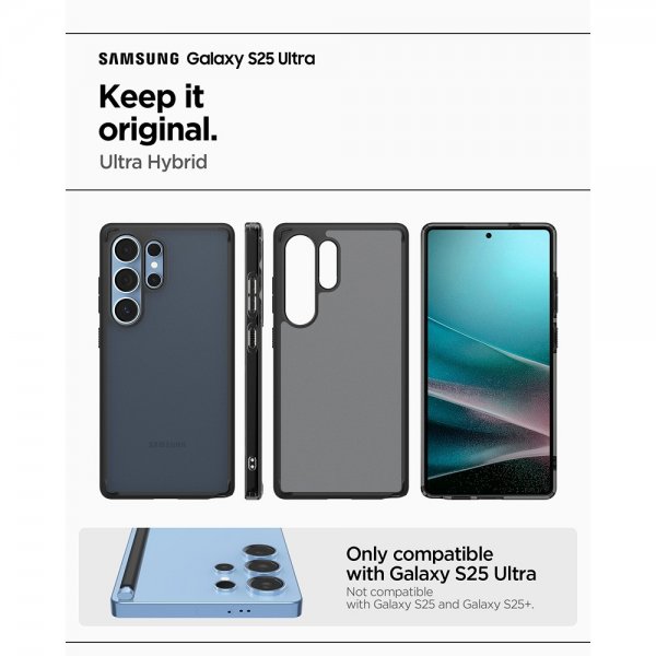 Spigen Samsung Galaxy S25 Ultra Kuori Ultra Hybrid Frost Black