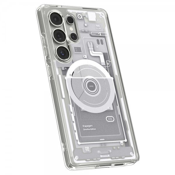 Spigen Samsung Galaxy S25 Ultra Kuori Ultra Hybrid Zero One MagFit Valkoinen