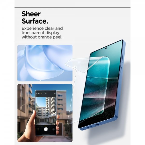 Spigen Samsung Galaxy S25 Ultra EliteShield EZ Fit -näytönsuoja