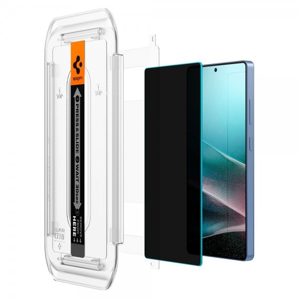Spigen Samsung Galaxy S25 Ultra Näytönsuoja GLAS.tR EZ Fit Privacy 2-pakkaus