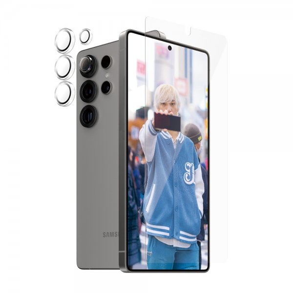 PanzerGlass Samsung Galaxy S25 Ultra Näytönsuoja ja Kameran Suojus 2-in-1-paketti
