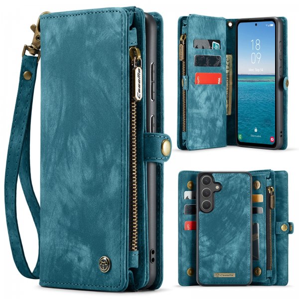 CaseMe Samsung Galaxy S26 -kotelo, 008-sarja, irrotettava kuori, sininen