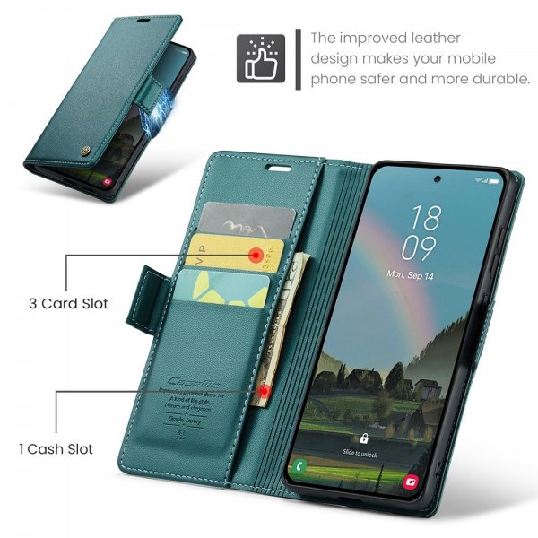 CaseMe Samsung Galaxy S26 Plus Kotelo 023 Series Vihreä