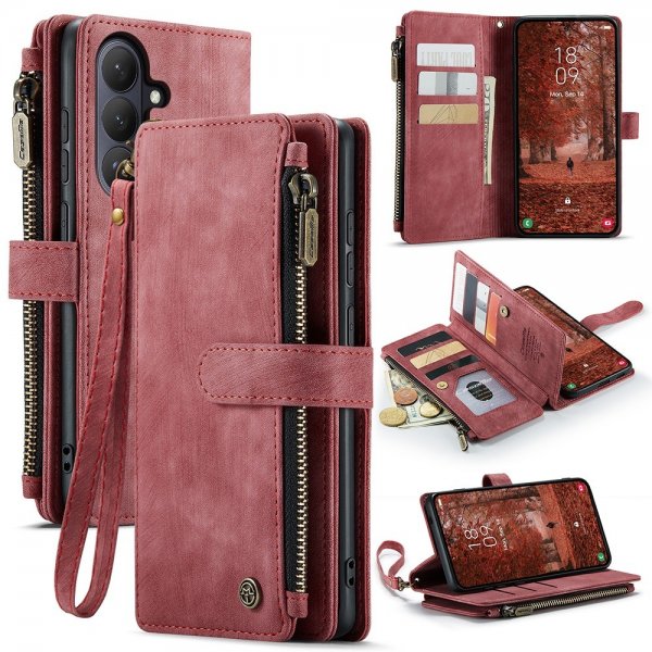 CaseMe Samsung Galaxy S26 Plus -suojakotelo C30-sarja, punainen