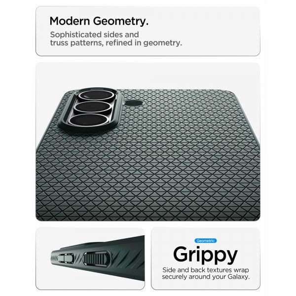 Spigen Samsung Galaxy S26 Plus -kuori Liquid Air MagFit Abyss Green