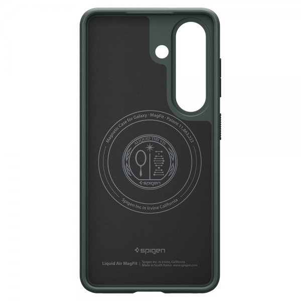 Spigen Samsung Galaxy S26 Plus -kuori Liquid Air MagFit Abyss Green