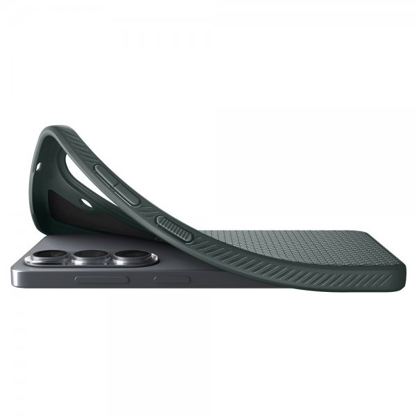Spigen Samsung Galaxy S26 Plus -kuori Liquid Air MagFit Abyss Green