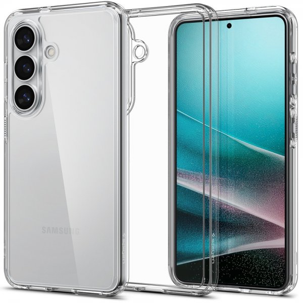Spigen Samsung Galaxy S26 Plus -kuori Ultra Hybrid Crystal Clear