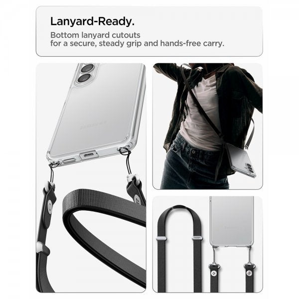Spigen Samsung Galaxy S26 Plus -kuori Ultra Hybrid Crystal Clear