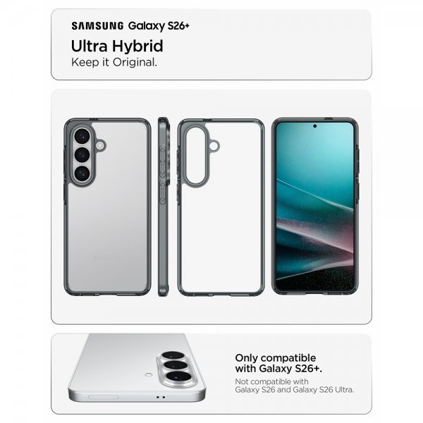 Spigen Samsung Galaxy S26 Plus Ultra Hybrid Space Crystal -suojakuori