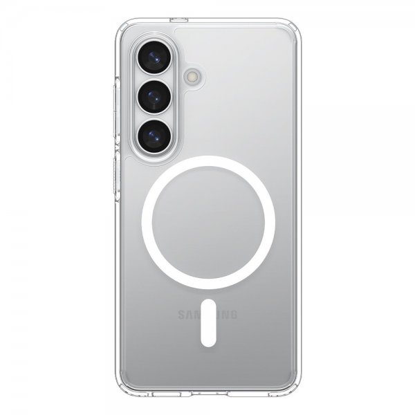 Spigen Samsung Galaxy S26 -suojakuori Ultra Hybrid MagFit Clear White