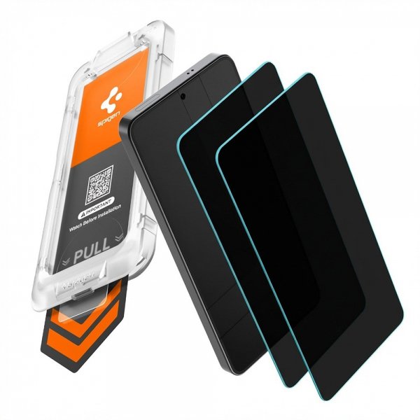 Spigen Samsung Galaxy S26 -näytönsuoja GLAS.tR EZ Fit Pro Privacy 2 kpl