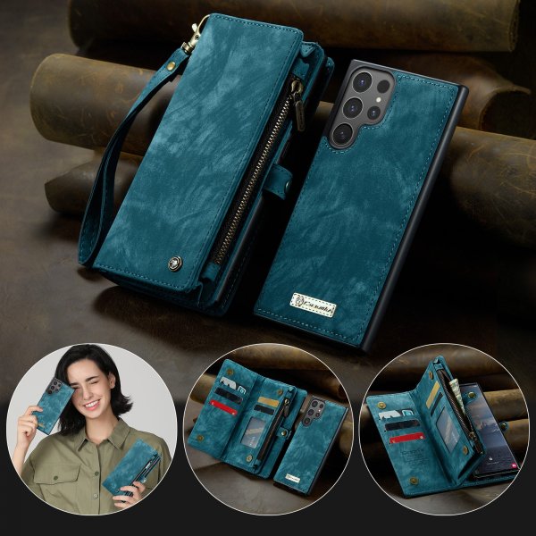 CaseMe Samsung Galaxy S26 Ultra -kotelo 008-sarja, irrotettava kuori, sininen
