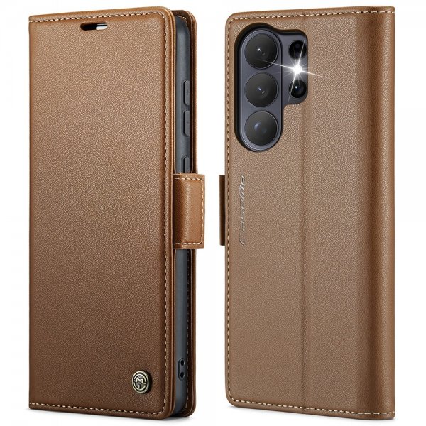 CaseMe Samsung Galaxy S26 Ultra Kotelo 023 Series Ruskea
