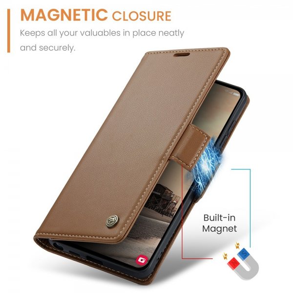 CaseMe Samsung Galaxy S26 Ultra Kotelo 023 Series Ruskea