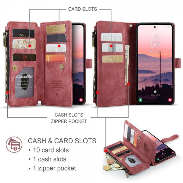 CaseMe Samsung Galaxy S26 Ultra -kotelo, C30 Series, Punainen