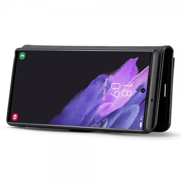 Dg.Ming Samsung Galaxy S26 Ultra Kotelo irrotettavalla kuorella, musta
