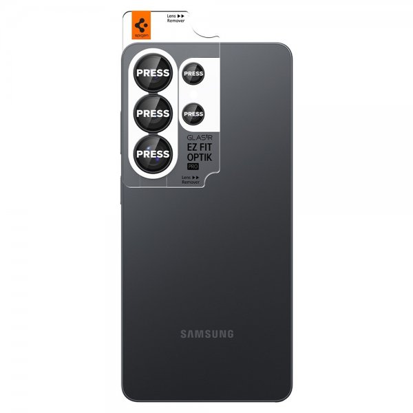 Spigen Samsung Galaxy S26 Ultra Kameran suojaus GLAS.tR EZ Fit Optik Pro 2-pakkaus Musta